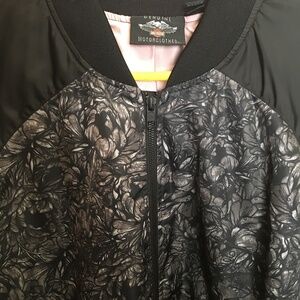 Harley Davidson Womens Size 2W Allover Print Skull Bomber Jacket 97121-20VW
